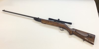 Lot 984 - Relum .22 air rifle with break action and BSA telescopic sight