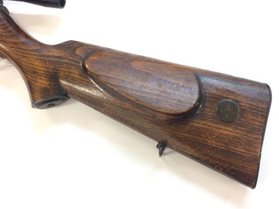 Lot 984 - Relum .22 air rifle with break action and BSA telescopic sight