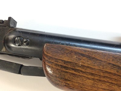 Lot 984 - Relum .22 air rifle with break action and BSA telescopic sight