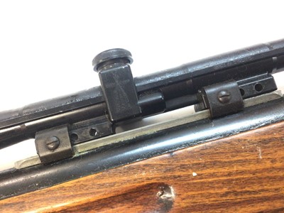 Lot 984 - Relum .22 air rifle with break action and BSA telescopic sight