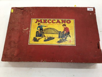 Lot 1899 - Selection of Meccano in a set no.8 in original box (Qty)