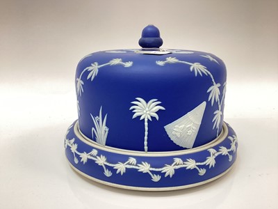 Lot 1299 - Jasperware cheese dome and cover