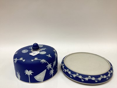 Lot 1299 - Jasperware cheese dome and cover