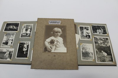 Lot 1522 - Postcards and photographs in four family albums  including various WW1 military subjects and unusual British Union of Facists Visit to Germany in 1936. Plus some local cards etc.