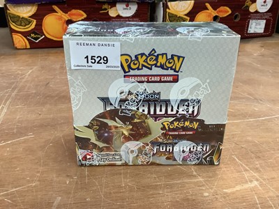 Lot 1529 - Pokémon TCG Sun & Moon Forbidden Light booster box factory sealed