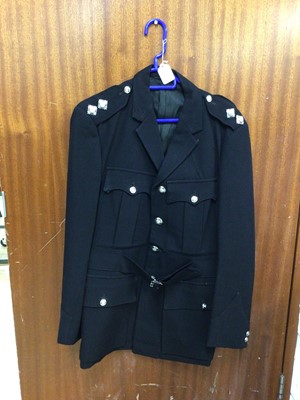 Lot 681 - Collection of 1950s and later British Police jackets and other uniforms.