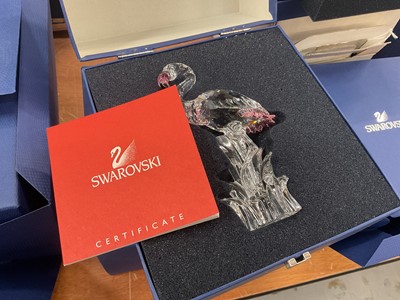 Lot 1310 - Swarovski crystal Feathered Beauties Flamigo, boxed