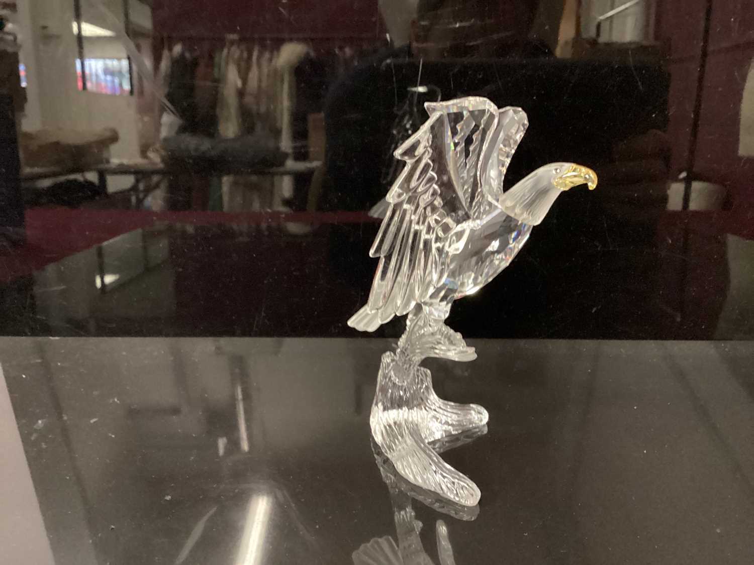 Lot 1311 - Swarovski crystal Bald Eagle, boxed