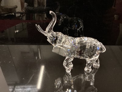 Lot 1312 - Swarovski crystal Rare Encounters Elephant, boxed