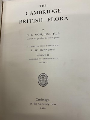 Lot 1691 - C. E. Moss - Cambridge British Flora, 1914, 2 Vols