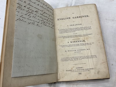 Lot 1672 - Group of leather bound antiquarian agricultural books including Jethro Tull - The Horse-Hoing Husbandry, 2nd edition, A. Millar, 1743, together with Marshall - Experiments and Observations concerni...