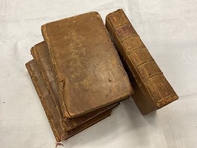 Lot 1666 - Daniel De Foe and Samuel Richardson : A Tour Through The Island of Great Britain Divided into Circuits or Journies (The Eighth Edition), four volumes, published by W. Strahan et al, 1778. (4)