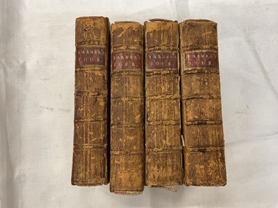 Lot 1667 - Arthur Young - The Farmers Tour through the East of England, in four volumes. W Strahan; W Nicoll, 1771, first edition, full calf binding