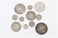Lot 49 - G.B. mixed silver coinage - to include...
