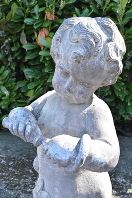 Lot 1317 - Antique lead garden putto