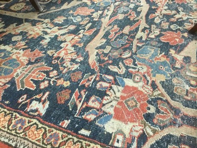 Lot 1514 - Very large antique heriz carpet