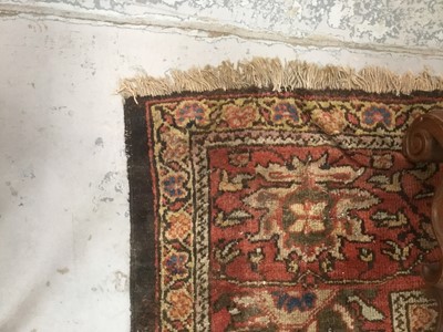 Lot 1514 - Very large antique heriz carpet