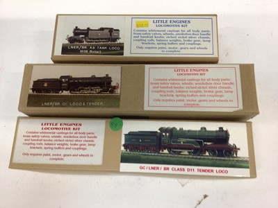 Lot 1883 - Railway selection of kits including constructed and unconstructed models GEM, Little Engines, RTR 101 GWR and others (Qty)