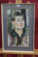 Lot 1056 - *Lucy Harwood (1893 - 1972), pastel - 'Con'...