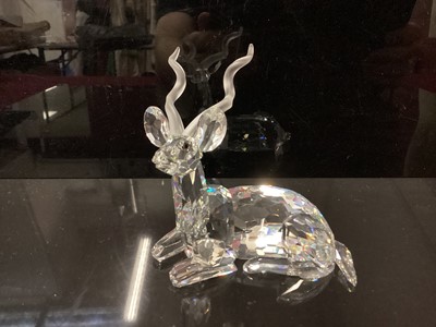 Lot 1329 - Swarovski crystal annual edition Inspiration Africa 1994 - The Kudu, boxed