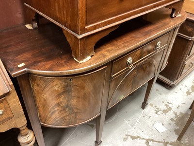 Lot 1400 - Edwardian mahogany sideboard in George III style