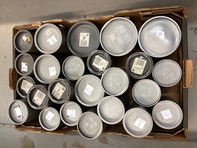 Lot 1338 - Selection of Swarovski crystal items including Elephant, Penguin, Owl and other animals, all in grey boxes (24)