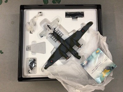 Lot 1821 - Corgi boxed selection of four Aviation Archive models, Spitfire MK1a, B-17E AA33304, Lancaster AA32608 and Wellington AA34804 (4)