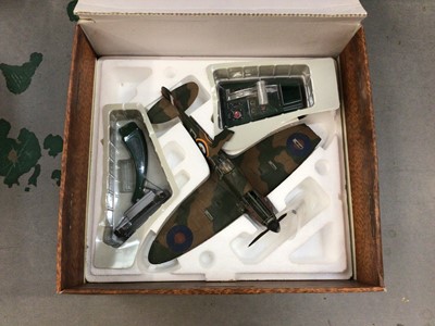 Lot 1821 - Corgi boxed selection of four Aviation Archive models, Spitfire MK1a, B-17E AA33304, Lancaster AA32608 and Wellington AA34804 (4)