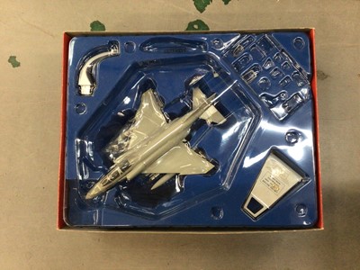 Lot 1822 - Corgi boxed selection of five Aviation Archive models, Hawker Hunter AA32703, Short Sunderland AA3702, F4 AA33210, Canberra AA34701 and The Wright Flyer AA34501 (5)