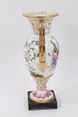 Lot 37 - Early 19th century French Paris porcelain vase