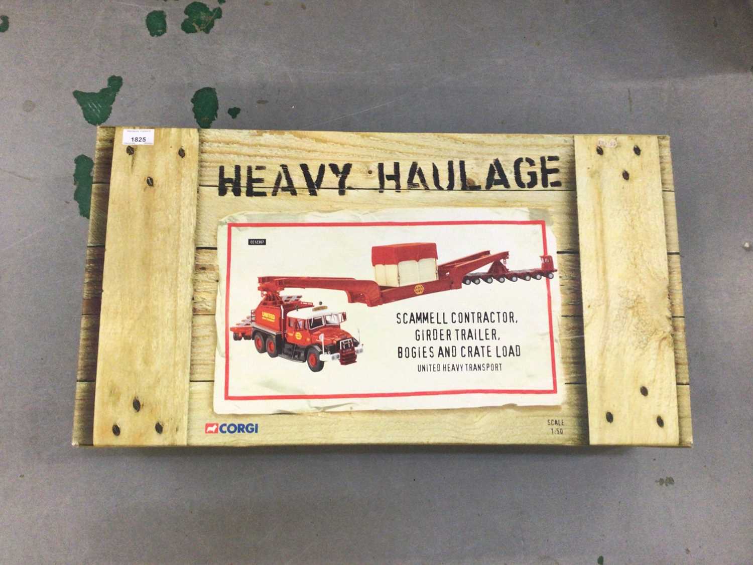 Lot 1825 - Corgi Heavy Haulage Scammell Contractor CC12307 in box.