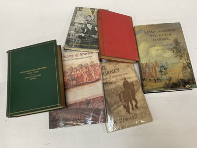 Lot 1654 - Six books of Suffolk and Essex interest: Doreen Wallace, The Tithe War 1934, no dust jacket, from AT Copsey's library; BA Stewart, One Journey 1st VG dust jacket; AP Rowe, One Story of Radar (Bawds...