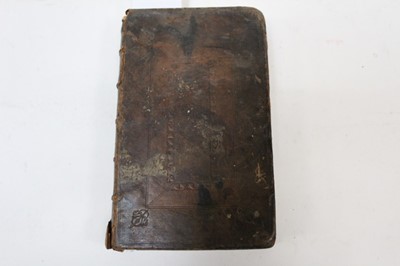 Lot 1651 - The Farriers New Guide by W Gibson, sixth edition, 1729, antique full calf