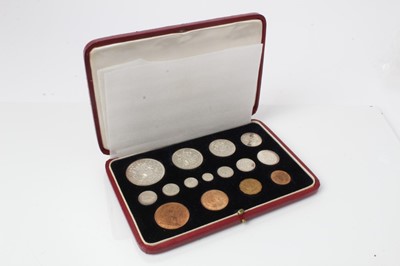 Lot 263 - G.B. - Specimen fifteen coin set George VI 1937 in case of issue F.D.C. (1 coin set)