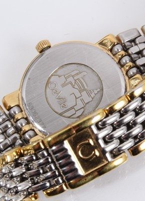 Lot 1047 - Omega De Ville stainless steel bi-metal wristwatch, boxed