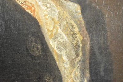 Lot 1320 - Attributed to Jens Juel (1745-1802) pair of oils on canvas - portraits of Senator Johann Georg Bausch and his wife Engel Emerentia Bausch, in gilt frames