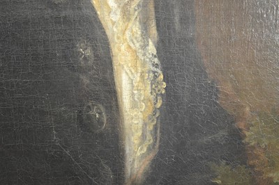 Lot 1320 - Attributed to Jens Juel (1745-1802) pair of oils on canvas - portraits of Senator Johann Georg Bausch and his wife Engel Emerentia Bausch, in gilt frames