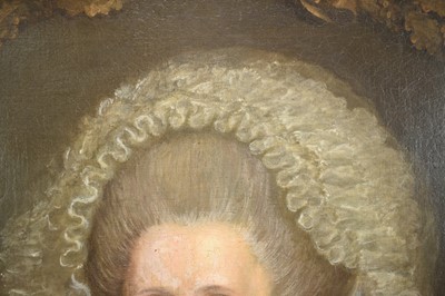 Lot 1320 - Attributed to Jens Juel (1745-1802) pair of oils on canvas - portraits of Senator Johann Georg Bausch and his wife Engel Emerentia Bausch, in gilt frames