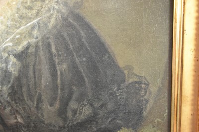 Lot 1320 - Attributed to Jens Juel (1745-1802) pair of oils on canvas - portraits of Senator Johann Georg Bausch and his wife Engel Emerentia Bausch, in gilt frames