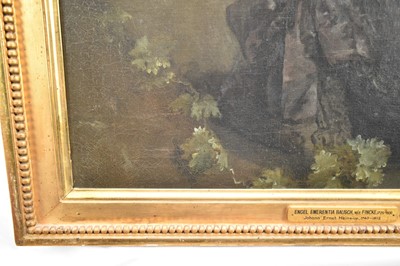 Lot 1320 - Attributed to Jens Juel (1745-1802) pair of oils on canvas - portraits of Senator Johann Georg Bausch and his wife Engel Emerentia Bausch, in gilt frames