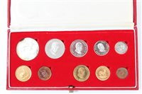 Lot 51 - South Africa - Proof 10 Coin Set - 1982 - to...