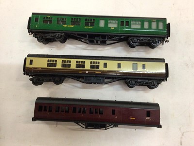 Lot 1849 - Railway OO gauge Exley carriages in original boxes (6)