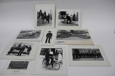 Lot 1545 - Selection of black and white photographs relating to the Police Force plus some Zeppelin crash pictures (Qty)