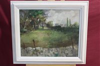 Lot 1080 - Ronald Ronaldson (1919-2015), oil on board,...