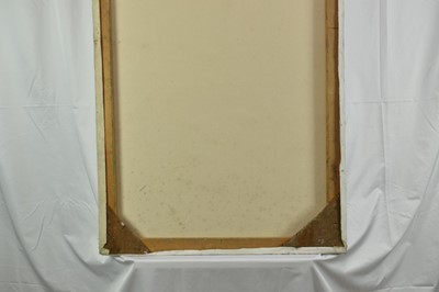 Lot 1066 - Joseph Plaskett (1918-2014) oil on canvas - The White Delphinium, signed, titled verso, 102cm x 70cm, unframed