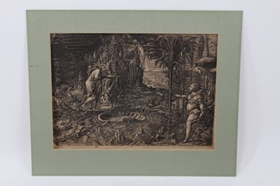 Lot 784 - After Georgio Ghisi (c. 1512/20-1581) engraving - Allegory of Life