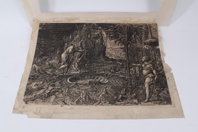 Lot 784 - After Georgio Ghisi (c. 1512/20-1581) engraving - Allegory of Life