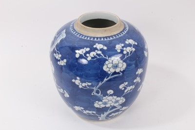Lot 4 - A large Chinese blue and white porcelain ginger jar