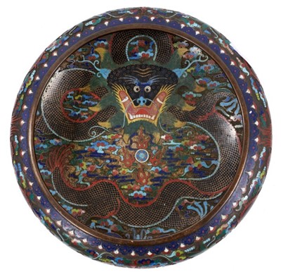 Lot 769 - Late 19th century Chinese cloisonné enamel bowl