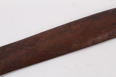 Lot 833 - Very large antique boomerang